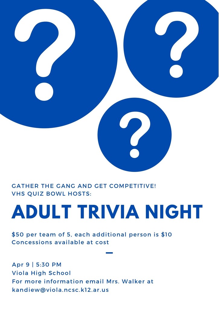 Adult Trivia Night Team Registration