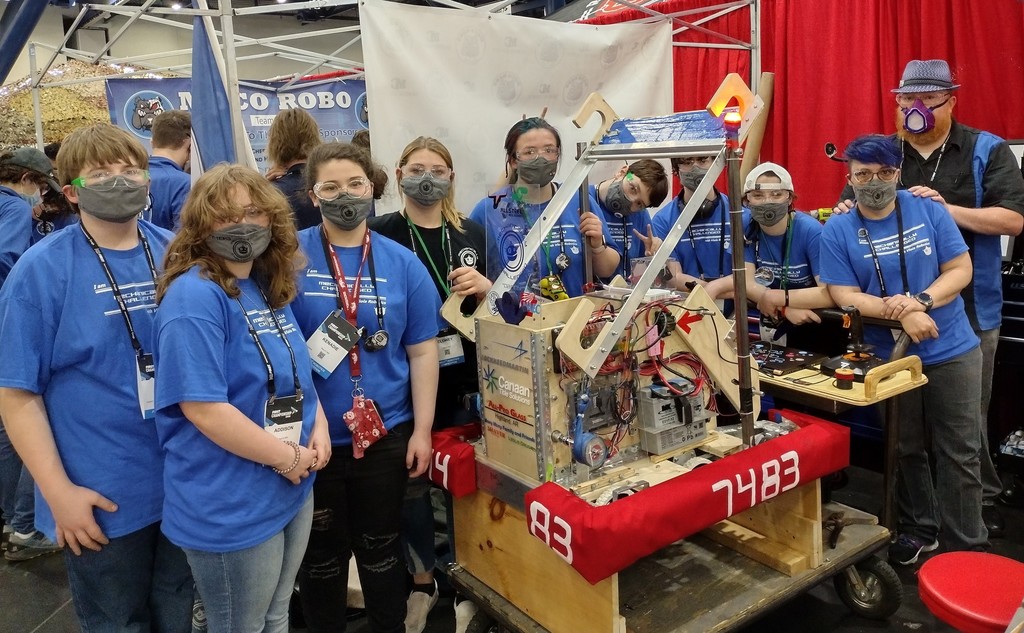 Team 7483 at the FRC in Houston