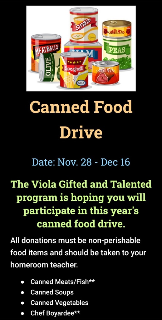 GT canned food drive 